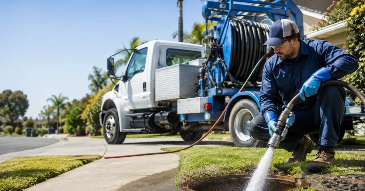 Hydro jet sewer cleaning Corcoran